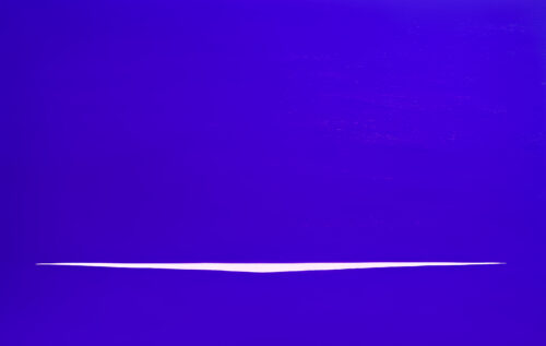 Abstract minimalist painting fissure 2 by Veronika Obushikhina