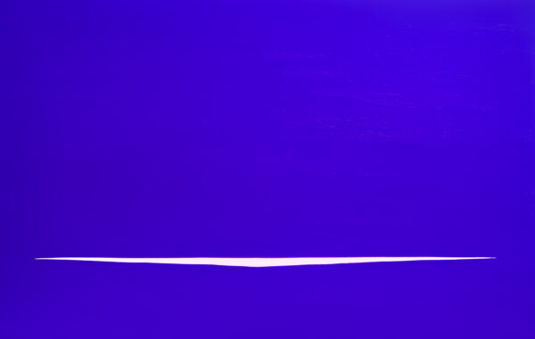 Abstract minimalist painting fissure 2 by Veronika Obushikhina