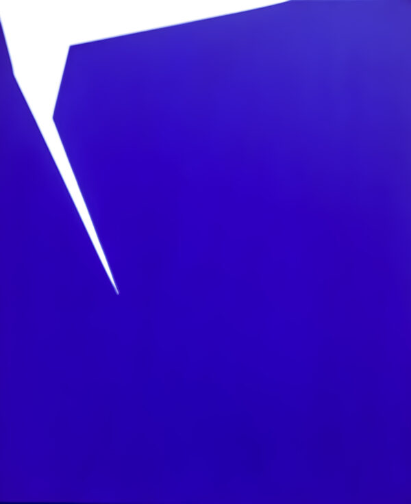 Abstract minimalist painting fissure 1 by Veronika Obushikhina