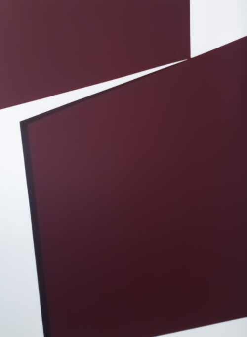 Abstract minimalist painting counterforce 2 by Veronika Obushikhina