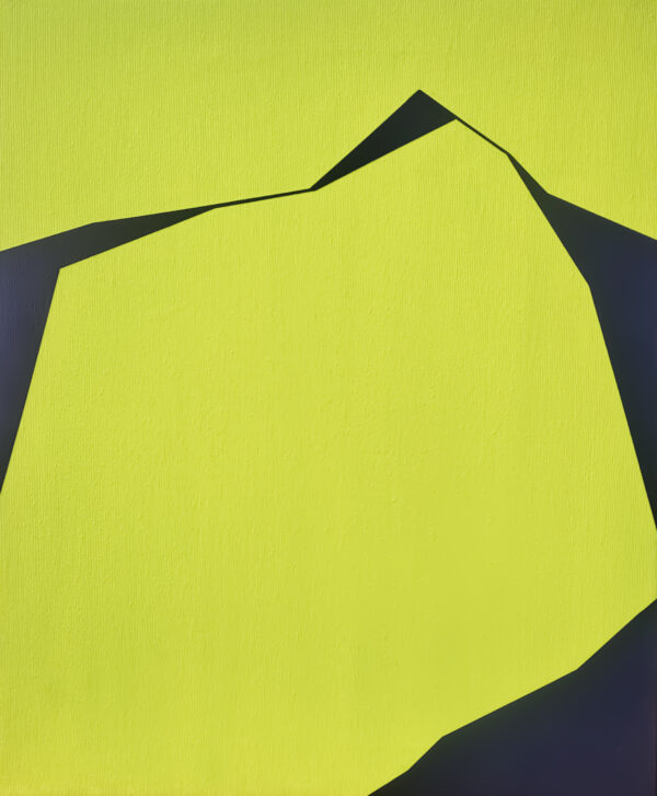 Abstract minimalist painting brek 20 by Veronika Obushikhina