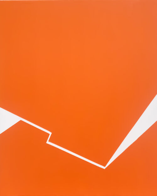 Abstract minimalist painting Breeak 11 by Veronika Obushikhina