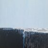 Abstract minimalist painting Between by Veronika Obushikhina