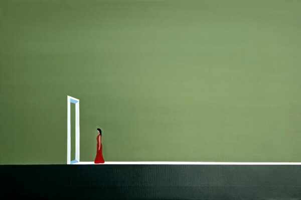 Veronika-obushikhina-threshold-12.jpg Abstract minimalist painting Ray 1 by Veronika Obushikhina