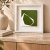 Abstract minimalist painting break mini 1 by Veronika Obushikhina