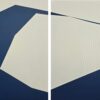 Abstract minimalist painting break 31 by Veronika Obushikhina